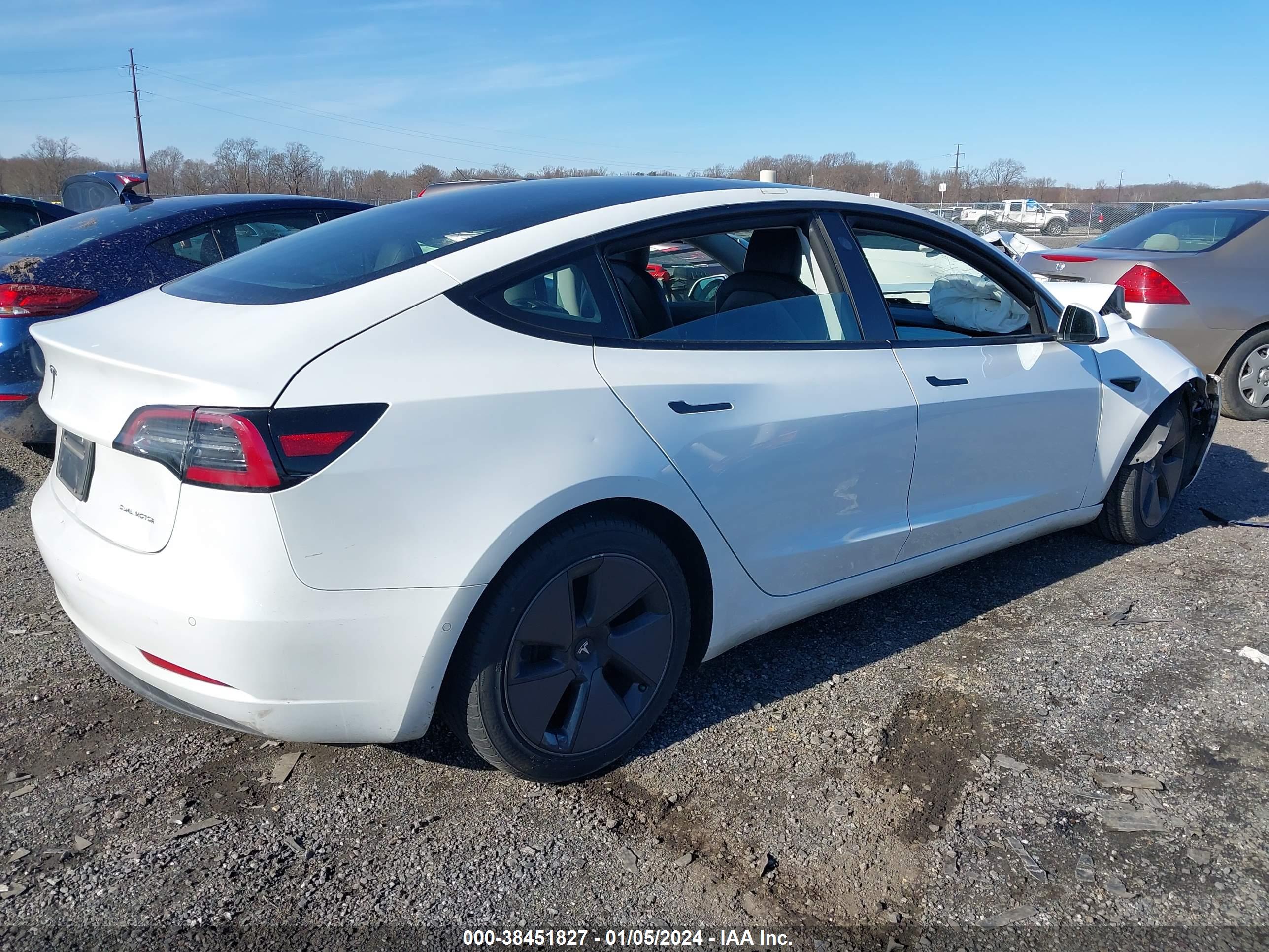 2021 TESLA MODEL 3 — VIN 5YJ3E1EBXMF849333 — photo 4