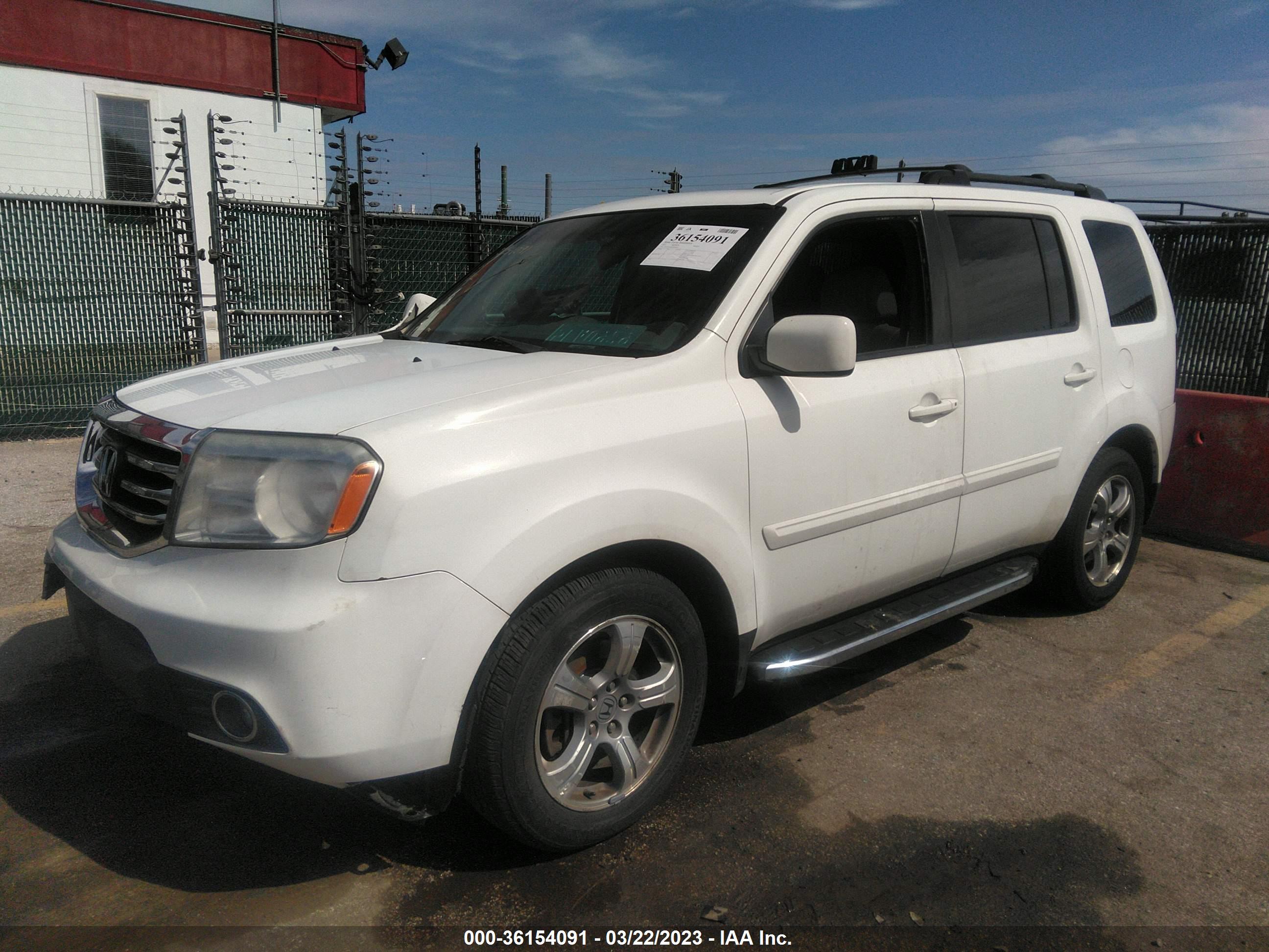 2012 HONDA PILOT — VIN 5FNYF4H56CB058659 — photo 2